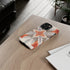 Silver Feather Compass - Impact Resistant Phone Case